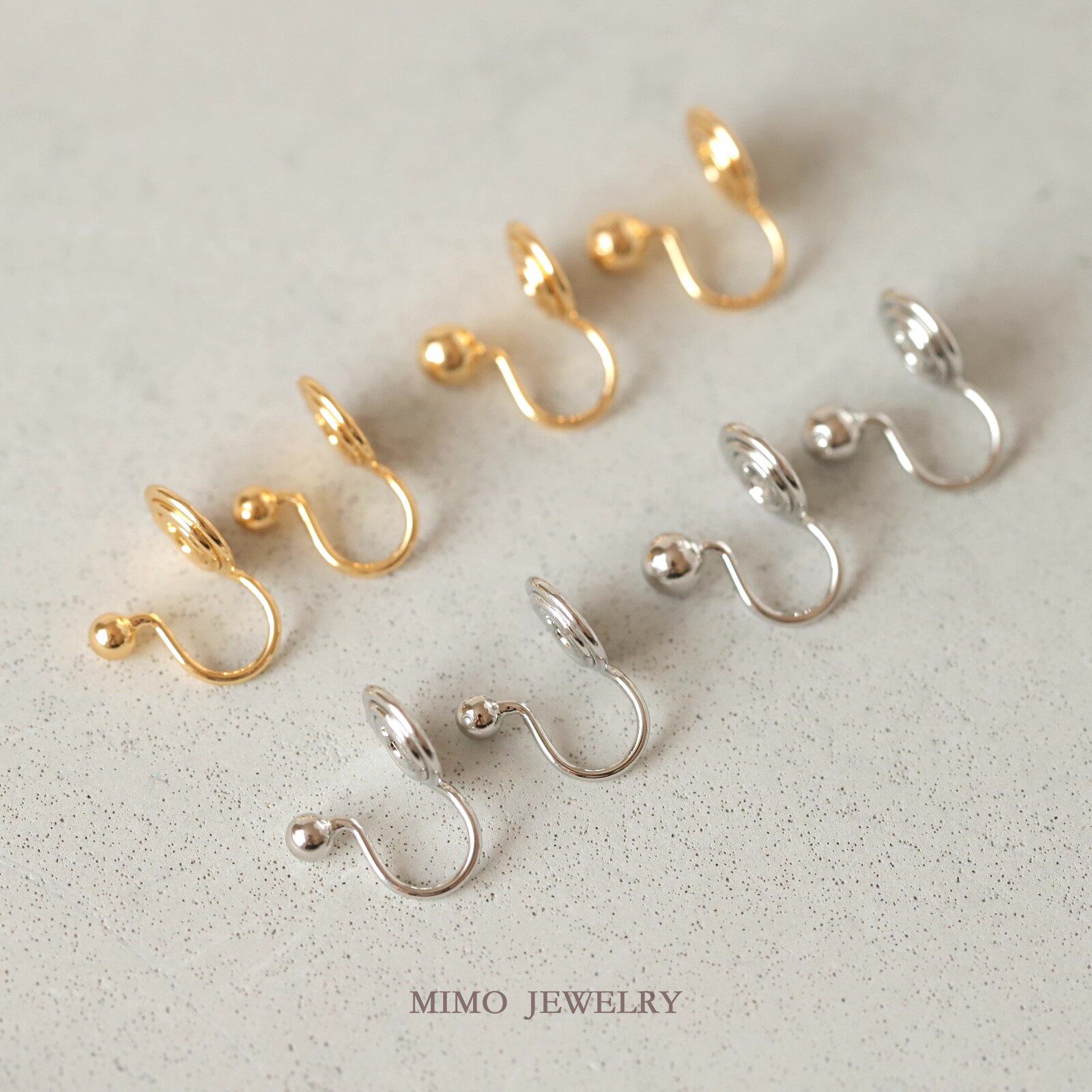 Jewelry Making Using Beads - Медные позолоченные основы для серег-клипс без