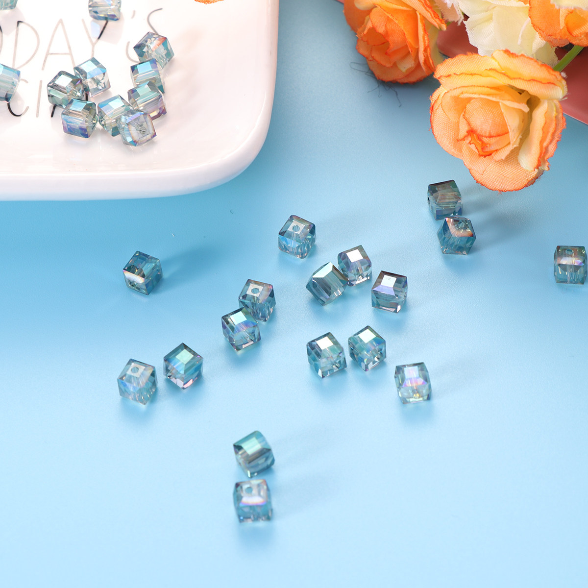 Jewelry Making The Well - 50 шт. разноцветных кристаллических бусин 6