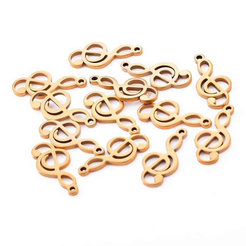 Jewelry Making Notes - 10 шт., подвески с музыкальной нотой,