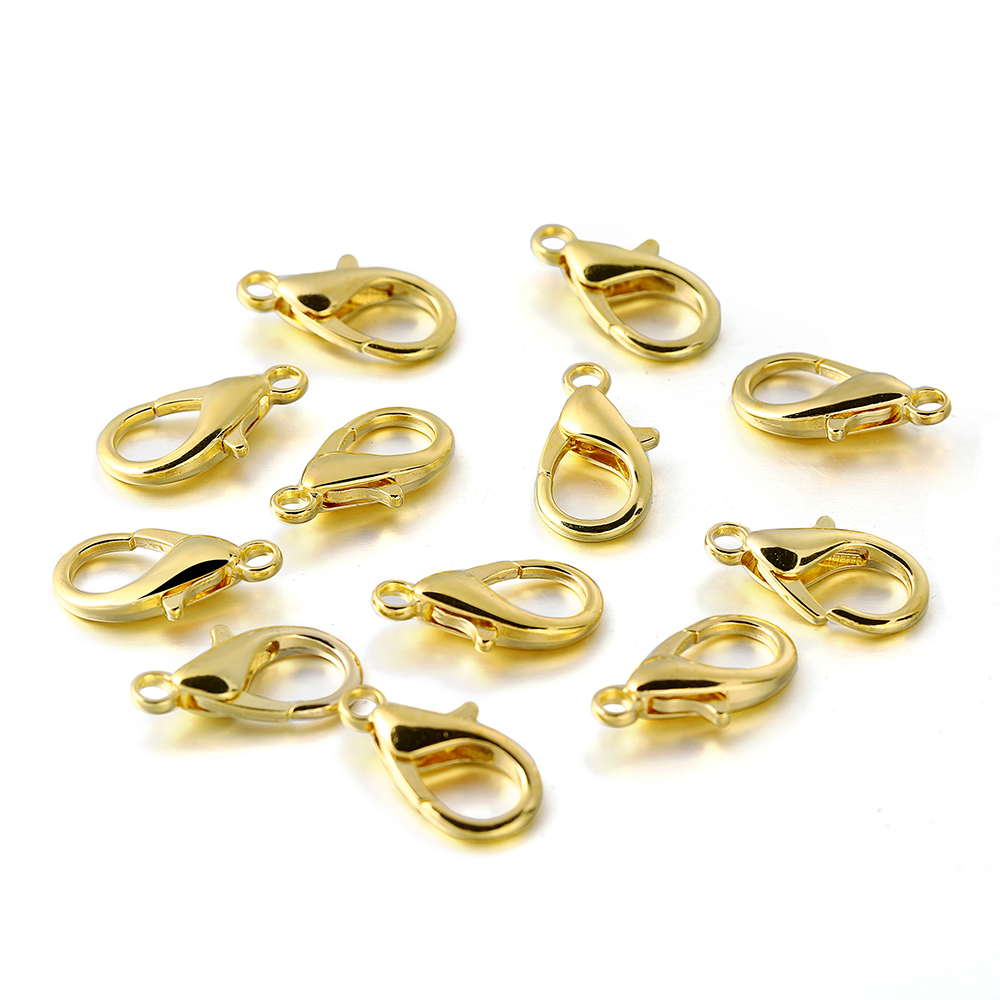 Jewelry Making Essentials - 10 шт. разноразмерных застежек-лобстеров для браслетов,