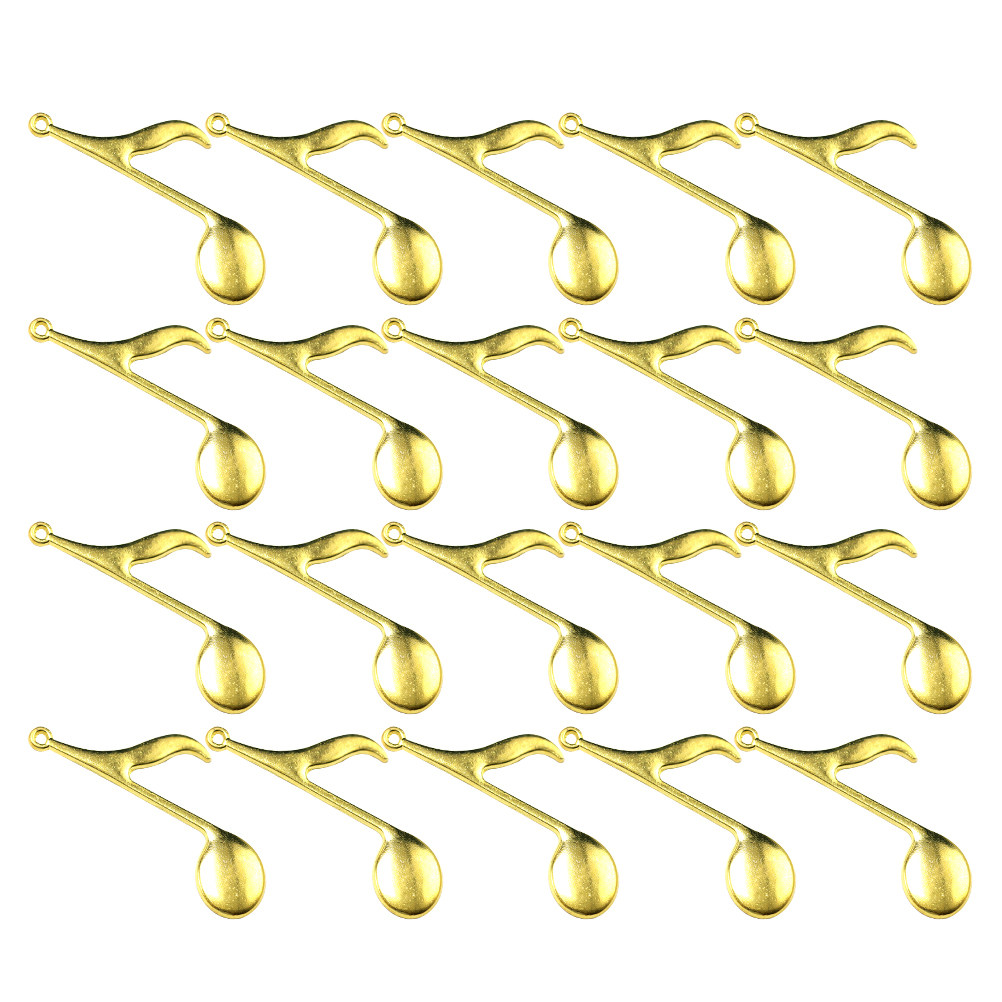 Jewelry Making Notes - 20 шт. подвесок-шармов в виде музыкальных