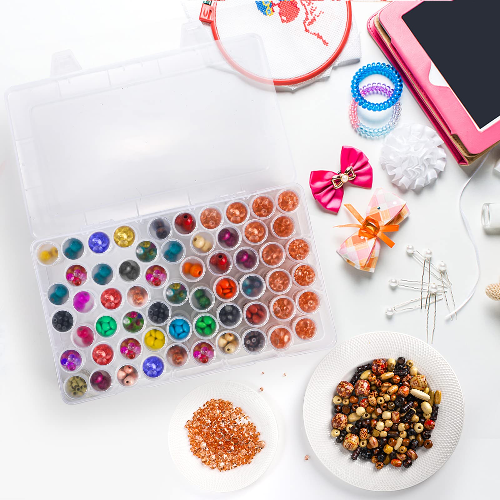 1 шт. пластиковый органайзер н – обзор и цена Bead Organizer Tray