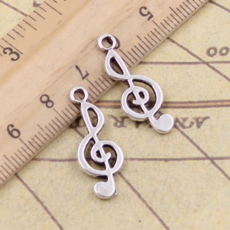 40 шт. Подвески музыкальная но – обзор и цена Jewelry Making Notes